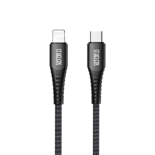 Cablu Joyroom MFI Pentru USB Typ C - Lightning 2,1A 1,2m Czarny (ST-C04 1,2M Negru)  ST-C04 1,2M BLACK